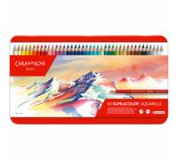 Caran d'Ache : Supracolor Soft : Watersoluble Pencil : Metal Tin Set of 80