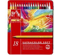 Caran D'Ache Supracolour Soft Aquarelle Pencils (Tin of 18)