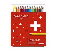 Caran D'Ache Swiscollor Permanent Colored Pencils 18 Colors