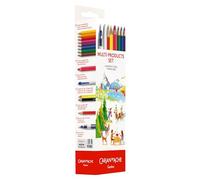 Caran d'Ache Swisscolor 3000.416 Multi-Product Set 16 Pieces in Metal Box