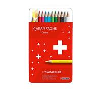 Caran D'Ache Assorted Colour Pencils Set of 12