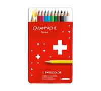 Caran d'Ache Swisscolor Permanent Coloured Pencils 12 18 30 Set Artist Drawing
