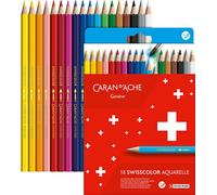 Caran d'Ache Swisscolor 1285.818 Water-Soluble Colouring Pencils in Box