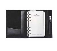 Caran d'Ache Type 55 Leather Notepad: Medium, Pocket, Black