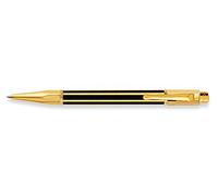 Caran d'Ache Varius Gold Plated Ballpoint Pen - China Black