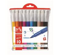 Caran Dache Wallet of 10 water-soluble maxi fibre tipped pens