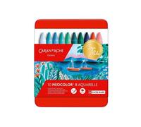 Carand'Ache Caran D'ache Beya Rebaï Neocolor Ii Cold Shades - 10 Water-Soluble Wax Pastels Tin Set