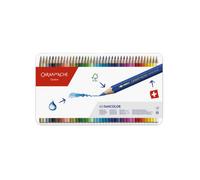Carand'Ache Caran D'ache Fancolor Aquarelle 40 Water-Resistant Colour Pencils - Metal Tin Set