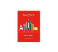 Carand'Ache Caran D'ache Mixed Media 20 Sheets A4 210X297mm - 250Gsm Acid-Free Paper Pad
