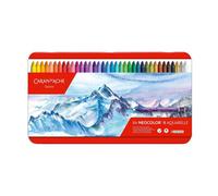 Carand'Ache Caran D'ache Neocolor Ii 84 Water Soluble Wax Colour Pastels In Metal Tin