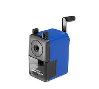 Carand'Ache Caran D'ache Plastic Crank Desk-Top Pencil Sharpener Blue - For Round, Hexagonal & Triangular Pencils (4-8mm Diameter)