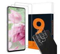 Carantee 2+2 Screen Protector for Samsung Galaxy A72 5G Screen Protector, 9H Hardness Free from Scratches, Protective Glass, 2.5D Bubble-Free, HD High Sensitivity A72 Screen Protector + Lens Film