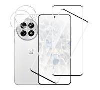 Carantee Pack of 2 + 2 3D Screen Protectors for Oneplus 13 5G with Camera Protection, Ultra Resistant Anti-Fouling Screen Protector, Anti-Dust, Waterproof, Anti-Bubble Protective Glass for Oneplus 13