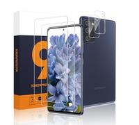 Carantee Pack of 2 + 2 Screen Protectors for Samsung Galaxy S20 FE 5G, 2.5D Case Friendly 9H Hardness Samsung S20 FE Screen Protector, HD Clear Anti-Bubble S20 FE 5G Tempered Glass