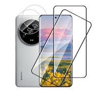 Carantee Pack of 2 + 2 Screen Protectors for Xiaomi 14 Ultra 5G, 3D No Bubbles Film with Camera Protection, Anti-Fingerprint Scratch-Resistant HD Screen Protector for Xiaomi 14 Ultra 5G Protective