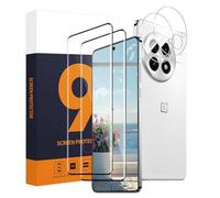 Carantee Pack of 2 + 2 Tempered Glass Screen Protectors for Oneplus 13 5G, Ultra Transparent, Anti-Scratch, Anti-Dust, 3D Curved One Plus 13 Screen Protector, Easy Installation, Extremely Durable