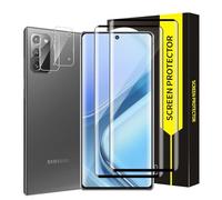 Carantee Pack of 2 + 2 Tempered Glass Screen Protectors for Samsung Galaxy Note 20 5G, 3D Anti-Bubble Samsung Note 20 Film, 9H Hardness HD Clear Note 20 5G Screen Protector