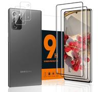 Carantee Pack of 2 + 2 Tempered Glass Screen Protectors for Samsung Galaxy Note 20 5G, Camera Protection, 3D Full Coverage, Anti-Bubble, 9H Hardness Protective Glass, HD Clear View Samsung Note 20