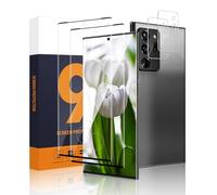 Carantee Pack of 2 + 2 Tempered Glass Screen Protectors for Samsung Galaxy Note 20 Ultra 5G, 3D 9H Hardness Samsung Note 20 Ultra Film, Scratch-Resistant Crystal Clear Note 20 Ultra 5G Screen