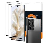 Carantee Pack of 2 + 2 Tempered Glass Screen Protectors for Samsung Galaxy Note 20 Ultra 5G with Camera Protection, 3D Shatterproof Tempered Glass Protection, Ultra Clear Note 20 Ultra 5G Screen