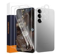 Carantee Pack of 2 + 2 Tempered Glass Screen Protectors for Samsung Galaxy S25 5G, Camera Protection, 2.5D Edge, 9H Hardness, Scratch-Resistant, Sensitive Touch, No Bubbles, Ultra Clear Samsung S25