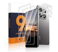 Carantee Pack of 2 + 2 Tempered Glass Screen Protectors for Xiaomi 14T Pro 5G, 2.5D Round Edge 9H Hardness Ultra Resistant 0.33 mm Ultra Clear Crystal Clear High Resolution Xiaomi 14T Pro Film