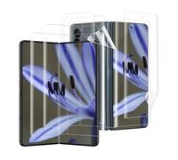 Carantee Pack of 2 + 2 TPU Screen Protectors for Samsung Galaxy Z Fold 4 5G, HD Clear 0 Dust & Bubbles Samsung Z Fold 4 Film, Durable Fits Perfect Z Fold 4 5G Screen Protector