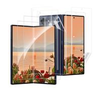 Carantee Pack of 2 + 2 TPU Screen Protectors for Samsung Galaxy Z Fold 7 5G, Ultra HD No-Bubble Anti-Oil Anti-Scratch Samsung Z Fold 7 Film, Self-Healing Dust-Free Installation Fold 7 Mobile Phone