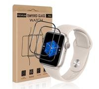 Carantee Pack of 2 Screen Protectors for Apple Watch Series 9/7/8 45 mm Film, Ultra Thin Screen Protector, 9H Hardness, Bubble-Free, Transparent Protective Glass for Apple Watch 45 mm