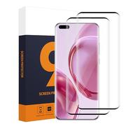 Carantee Pack of 2 Screen Protectors for Huawei P40 Pro 5G, 3D Full Coverage, HD Clear, Crystal Clear, Fingerprint ID, 9H Hardness, Anti-Scratch, Drop-Resistant, Durable Huawei P40 Pro Mobile Phone