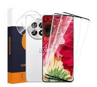 Carantee Pack of 2 Screen Protectors for Oneplus 13 5G, + 2 Camera Protection, 9H Hardness Protective Glass, Sensitive Touch, No Bubbles, 3D Round Edges, HD Clear View Oneplus 13 Screen Protector