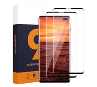 Carantee Pack of 2 Screen Protectors for Samsung Galaxy S10 Plus, 3D Fits Perfectly 9H Hardness, Scratch-Resistant, HD Clear, Crystal Clear, Sensitive Touch, Fingerprint ID S10 Plus Screen Protector