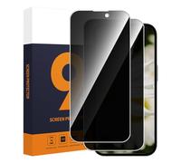 Carantee Pack of 2 Screen Protectors for Tempered Glass for iPhone 15 Pro Max 5G Privacy Screen Protector, Anti-Scratch, 0.33 mm Privacy Anti-Spy iPhone 15 Pro Max Screen Protector