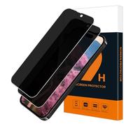 Carantee Pack of 2 Screen Protectors for Tempered Glass for iPhone 15 Pro, Privacy Film, 2.5D Edge, Anti-Bubble, Anti-Dirt Anti-Spy 15 Pro Privacy Screen, High Sensitivity Anti-Spy Privacy Protective