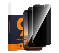 Carantee Pack of 2 Screen Protectors for Tempered Glass for iPhone 16 Pro 5G Privacy Film, 2.5D Case Friendly Anti-Spy Ultra Clear 9H Hardness Free from Scratches Unbreakable iPhone 16 Pro Screen