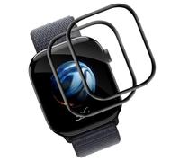 Carantee Pack of 2 Tempered Glass Screen Protectors for Apple Watch Series 10, 42 mm, Transparent Screen Protector for Apple Watch 10, 42 mm, Shockproof Sensitive Touch Smartwatch Protective Glass