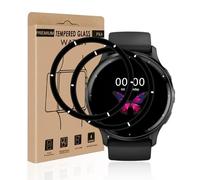 Carantee Pack of 2 Tempered Glass Screen Protectors for Garmin Venu 2 Plus HD Clear Crystal Clear High Resolution Scratch Free Unbreakable Shatterproof Ultra Resistant Venu 2 Plus Film