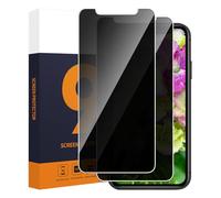 Carantee Pack of 2 Tempered Glass Screen Protectors for iPhone 11/XR Privacy Screen, 2.5D Edge, Sensitive Touch, No Bubbles, Scratch-Resistant Privacy Film, Privacy Anti-Spy iPhone 11/XR Screen