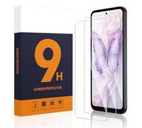 Carantee Pack of 2 Tempered Glass Screen Protectors for Motorola Moto G55 5G, Waterproof, Anti-Fingerprint Tempered Glass Protection, 9H Hardness, Shatterproof, 2.5D Screen Protector for Motorola Moto