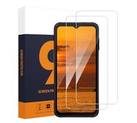 Carantee Pack of 2 Tempered Glass Screen Protectors for Samsung Galaxy Xcover 6 Pro, 2.5D 9H Hardness, Ultra Resistant Samsung Xcover 6 Pro Film, Ultra Clear Crystal Clear Xcover 6 Pro Screen