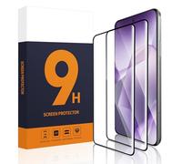 Carantee Pack of 2 Tempered Glass Screen Protectors for Xiaomi 15 Ultra Screen Protector, 3D Black Edge Film for Xiaomi 15 Ultra Protective Glass, Anti-Bubble, Extreme Scratch Protection