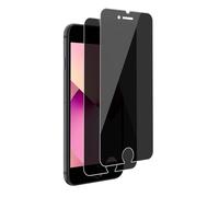 Carantee Privacy Screen for Tempered Glass for iPhone 6/6s/7/8/SE Screen Protector, Pack of 2 Privacy Fingerprint ID Screen Protector for iPhone SE, Anti-Spy, 9H Hardness, Bubble-Free, Ultra Clear