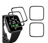 Carantee Screen Protector for Fitbit Versa 2/Versa 4, Pack of 2, Scratch-Resistant Protective Glass, Waterproof, Sensitive Touch, Anti-Oil, No Bubbles, 0.15 mm HD Clear Fitbit Versa 2 Screen Protector