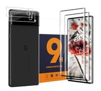 Carantee Screen Protector for Google Pixel 6 Pro 5G Protective Glass, 2 + 2 Pieces 9H Hardness Screen Protector + Camera Protection, Scratch-Resistant, 3D High Definition, HD Anti-Bubble Pixel 6 Pro