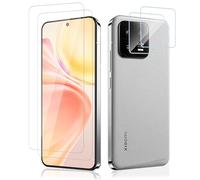 Carantee Screen Protector for Xiaomi 13 Protective Glass, Pack of 2 + 2 9H Hardness Camera Protection for Mi 13 Screen Protector, HD Clear Fingerprint ID Scratch-Resistant Film, Durable Anti-Oil
