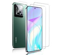 Carantee Screen Protector for Xiaomi 15 5G, Pack of 2 + 2 Camera Protection Film + HD Clear Highly Sensitive Tempered Glass Film, 9H Anti-Scratch Durable Protective Glass Screen Protector for Xiaomi
