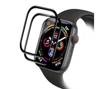 Carantee Tempered Glass Screen Protector for Apple Watch Series 10/11 46 mm Pack of 2 Bubble-Free Soft TPU HD Clear Screen Protector, Anti-Dust Film, Scratch-Resistant Screen Protector, Self-Healing