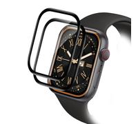 Carantee Tempered Glass Screen Protector for Apple Watch Series 10, 42 mm, Pack of 2, Bubble-Free Soft TPU HD Clear Screen Protector, Anti-Dust Film, Scratch-Resistant Screen Protector, Self-Healing