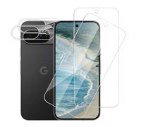 Carantee Tempered Glass Screen Protector for Google Pixel 9 5G, 2.5D HD Clear Screen Protector with Camera Protection, Anti-Bubble, Highly Sensitive Anti-Fall, Google Pixel 9 Protective Glass, Pack of