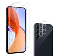 Carantee Tempered Glass Screen Protector for Samsung Galaxy A55, 2 + 2 Pieces, 9H Hardness, HD Clear, Camera Protection + Screen Protector, Fingerprint ID, Scratch-Resistant, Anti-Dust, Bubble-Free